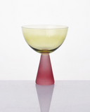 Taça de Sobremesa Verde e Rosa – 240ml