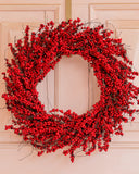 Guirlanda de Natal Red Berries Grande - 65 cm