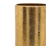 Vaso Dourado Lux em Metal G - 33x10