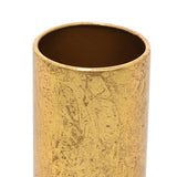 Vaso Dourado Lux em Metal P - 23x8cm