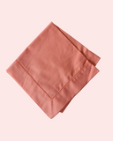 Guardanapo de Tecido Rosa Pessêgo - 38x38 cm