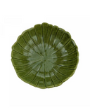 Centro de Mesa de Cerâmica Banana Leaf Verde 25cm x 8,5cm