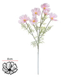 Galho Artificial de Cosmos Rosa - 60 cm