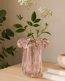 Vaso de Vidro Italy - Rosa Claro