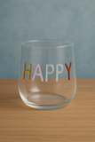 Copo de Vidro Borossilicato “Happy” – 450 ml