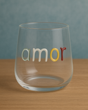 Copo de Vidro Borossilicato “Amor” – 450 ml