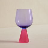 Taça Fumê e Rosa – 420ml