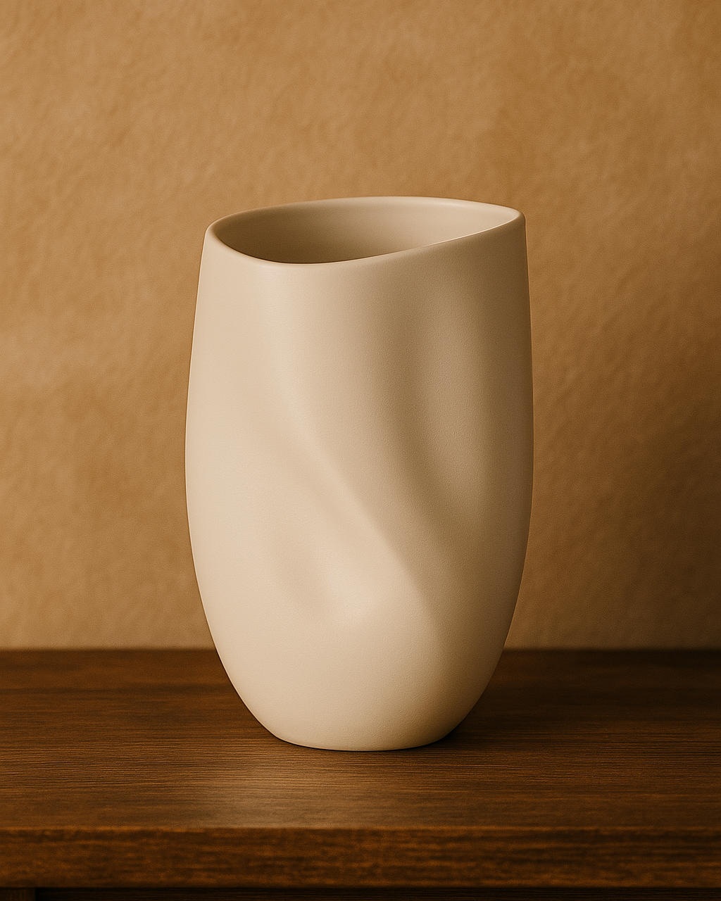Vaso Organic Form em Cerâmica - 31,5cm