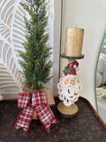 Árvore de Natal Rosa Decorada - 60cm – Minussi Home