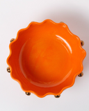 Bowl Flora Com Ouro Laranja M