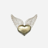 Coração Alado Ouro 20 x 7 x 15 cm