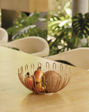 Centro de Mesa Dourado - Metal
