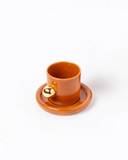 Xícara Lina com Ouro – Ocre