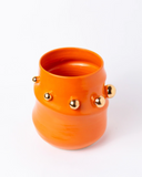 Vaso Sol com Ouro – Laranja