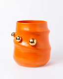 Vaso Sol com Ouro – Laranja