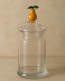 Pote de Vidro Borossilicato com Tampa de Pera – 550 ml