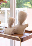 Escultura Busto em Polirresina - 30,5x 21,5x13 cm