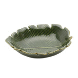 Folha Decorativa Banana Leaf Verde 16x12x4cm