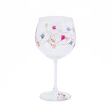 Taça pintada a mão confeccionada em cristal, elegante e refinada, ideal para servir drinks.  Descrição:  Material: Cristal ecológico sommelier Capacidade: 600 ml